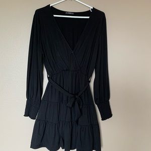 SHEIN Long Sleeve Ruffle Dress- Size Large